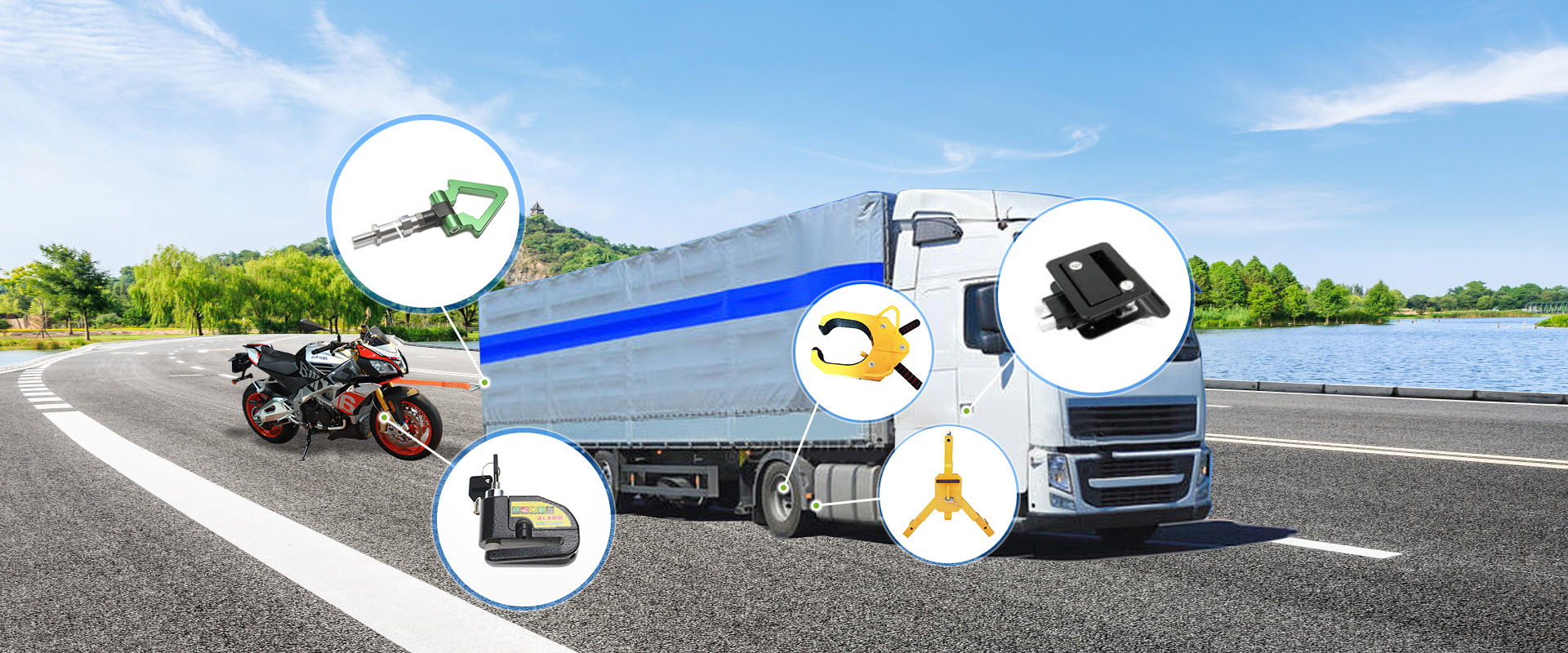 Txinako Trailer Hitch Lock eta Enbrage Lock Hornitzaileak