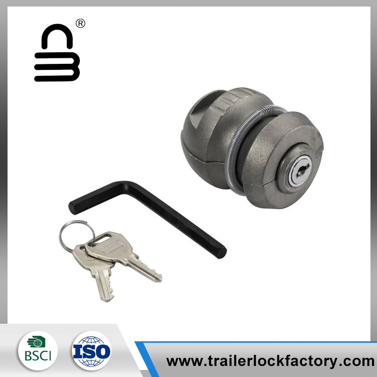Aukeratu Trailer Hitch Ball Lock Gray, aukeratu lasaitasuna, aukeratu fidagarritasuna
