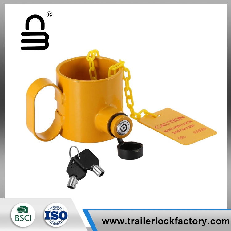 Gurpil blokeoa Solid Steel Trailer King Pin Lock